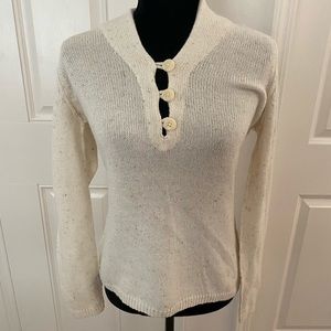 Medium sized cream Colored Liz Claiborne Sweater